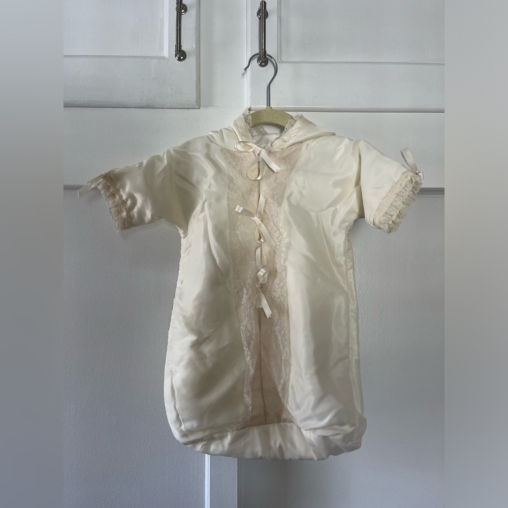 Vintage Claire Schwartz Christening Baptism Gown